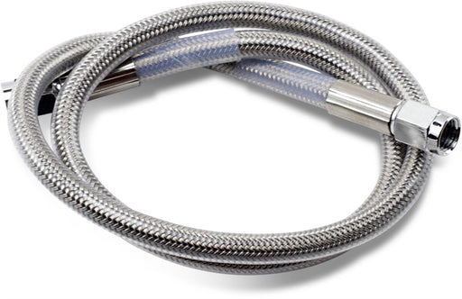Drag Specialties Universal Brake Line Clear-Coated Silver Front Rear Stainless Steel