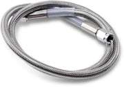 Drag Specialties Universal Brake Line Clear-Coated Silver Front Rear Stainless Steel