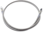 Drag Specialties Universal Brake Line Clear-Coated Silver Front Rear Stainless Steel