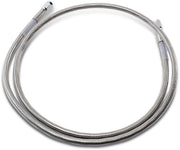 Drag Specialties Universal Brake Line Clear-Coated Silver Front Rear Stainless Steel