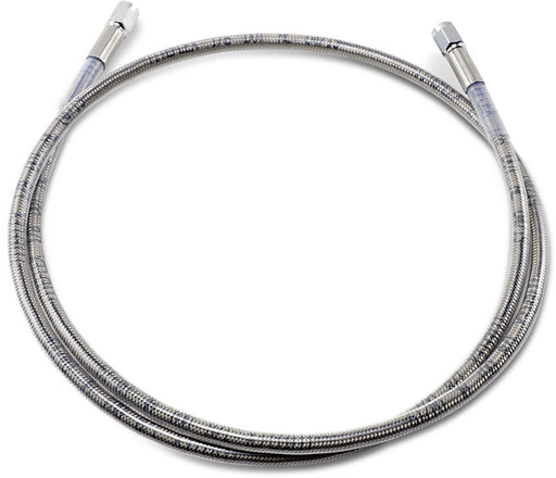 Drag Specialties Universal Brake Line Clear-Coated Silver Front Rear Stainless Steel