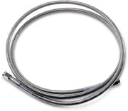 Drag Specialties Universal Brake Line Clear-Coated Silver Front Rear Stainless Steel - 858