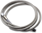 Drag Specialties Universal Brake Line Clear-Coated Silver Front Rear Stainless Steel