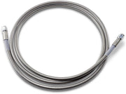 Drag Specialties Universal Brake Line Clear-Coated Silver Front Rear Stainless Steel - 864