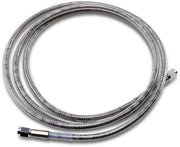 Drag Specialties Universal Brake Line Clear-Coated Silver Front Rear Stainless Steel