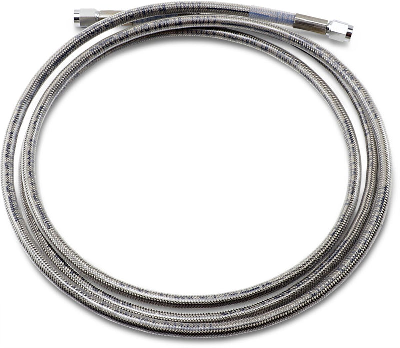 Drag Specialties Universal Brake Line Clear-Coated Silver Front Rear Stainless Steel