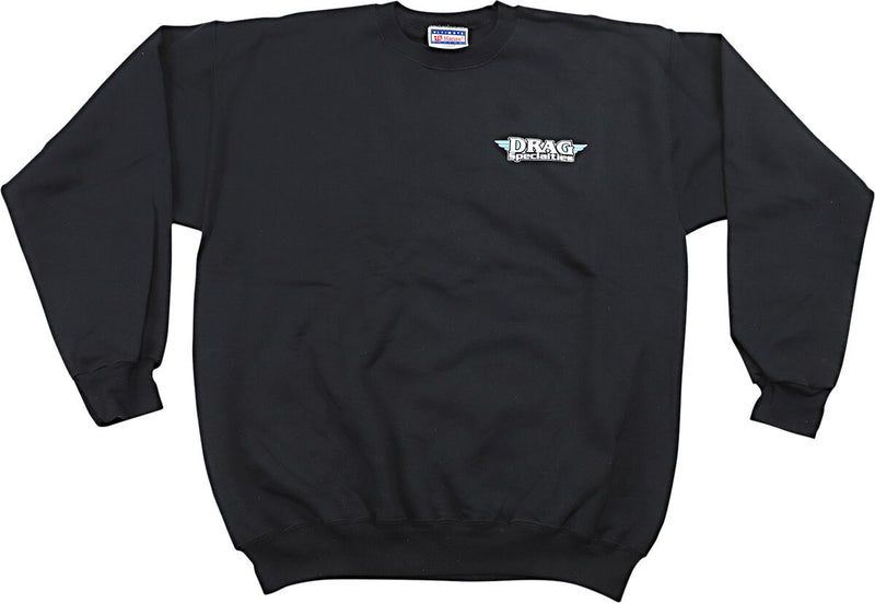 Drag Specialties Sweatshirt Black Crewneck Pullover 2XL Casual Cotton Polyester - 111829