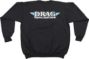 Drag Specialties Sweatshirt Black Crewneck Pullover 2XL Casual Cotton Polyester Each