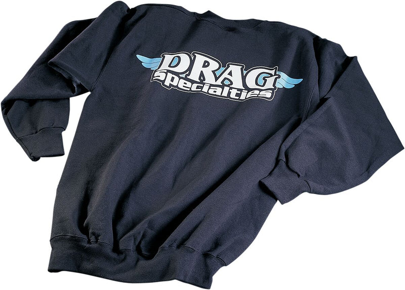Drag Specialties Sweatshirt Black Crewneck Pullover 2XL Casual Cotton Polyester Each
