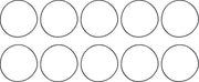 James Gasket Cylinder Base and Dowel Case O-Ring Oil Rubber 10 Pack