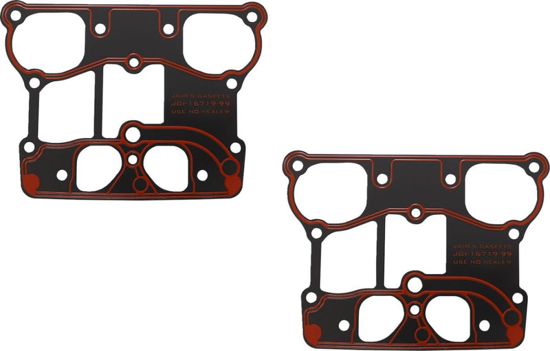 James Gasket Replacement Rocker Box Cover Gaskets Lower Rubber-Covered Metal Pair