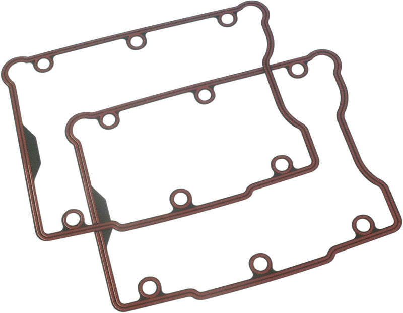 James Gasket Replacement Rocker Box Cover Gaskets Upper Rubber-Covered Metal Pair