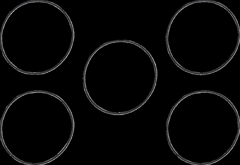 James Gasket Derby/Inspection Cover Seal Kit O-Ring Oil Moulded Rubber 5 Pack