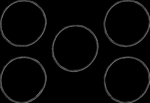 James Gasket Derby/Inspection Cover Seal Kit O-Ring Oil Moulded Rubber 5 Pack