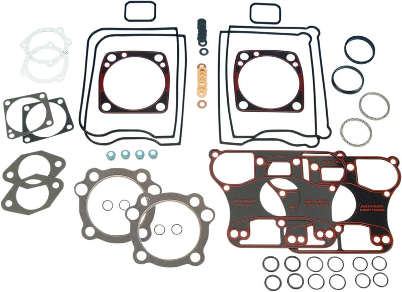 James Gasket Top End Gasket Kit Rubber Rubber-Covered Metal