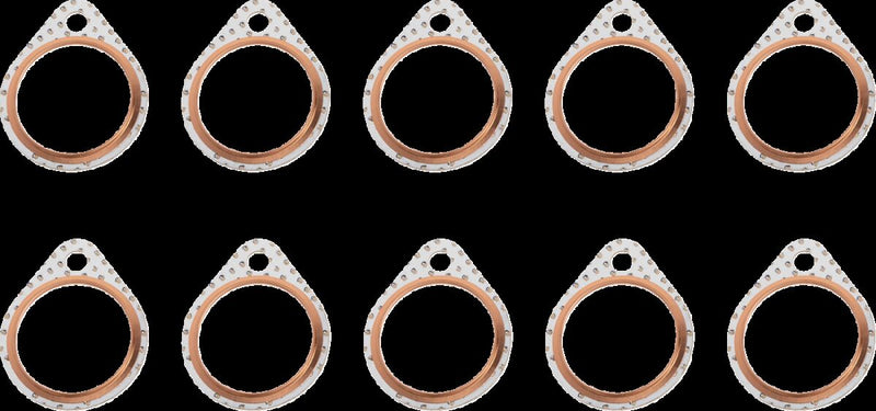 James Gasket Exhaust Gaskets Fire Ring Exhaust Port Steel 10 Pack