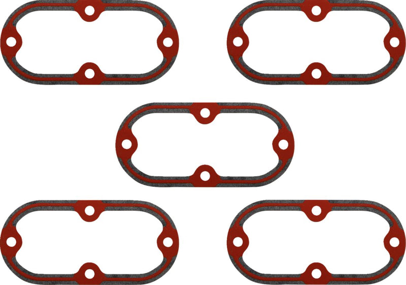 James Gasket Derby/Inspection Cover Gasket Kit 4-Speed Primary Paper Silicone 5 Pack