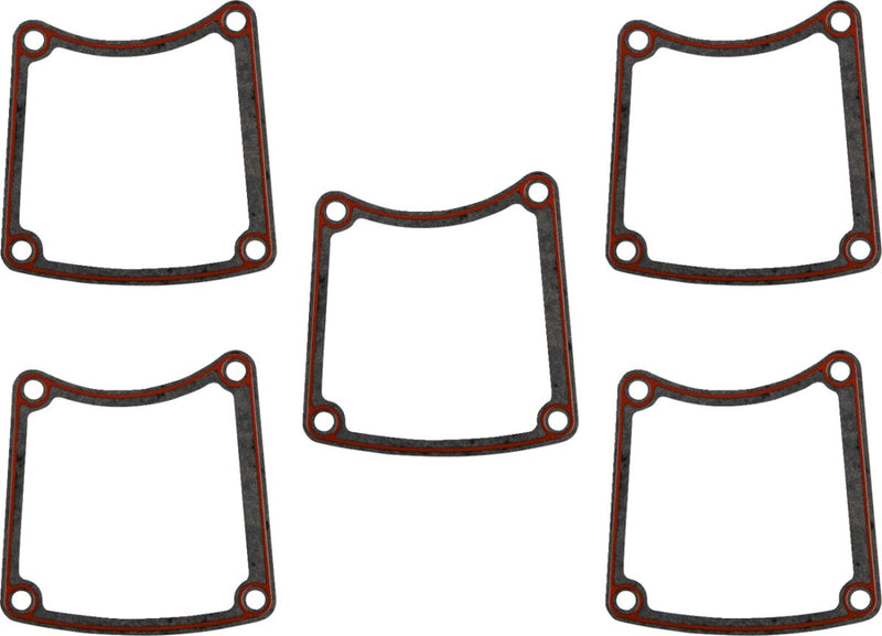 James Gasket Derby/Inspection Cover Gasket Kit Primary Silicone Steel 5 Pack