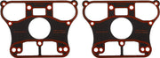 James Gasket Replacement Rocker Box Cover Gaskets Lower Rubber Steel Pair