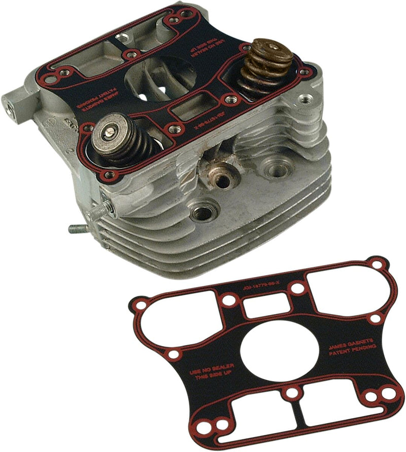 James Gasket Replacement Rocker Box Cover Gaskets Lower Rubber Steel Pair