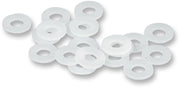 James Gasket Universal Nylon Seat Mounting Washers Raw Silver 20 Pack - JGI-6410
