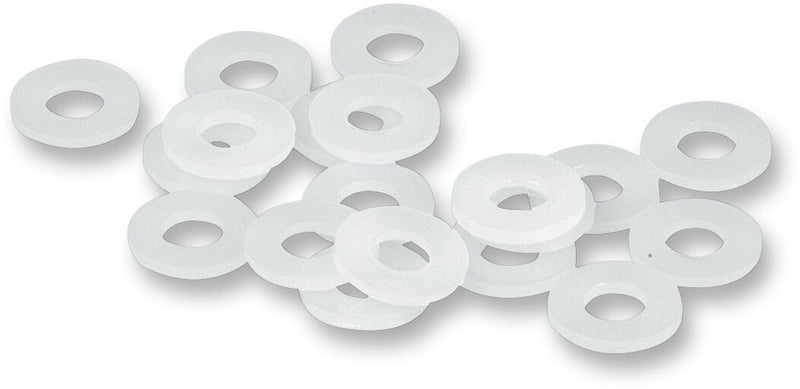 James Gasket Universal Nylon Seat Mounting Washers Raw Silver 20 Pack - JGI-6410