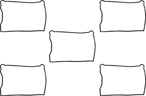 James Gasket Replacement Rocker Box Cover Gaskets Lower Rubber 5 Pack