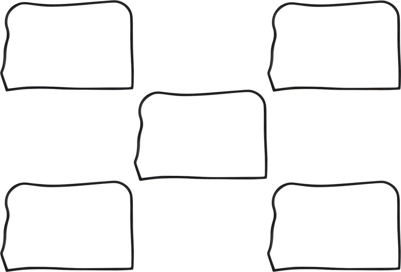 James Gasket Replacement Rocker Box Cover Gaskets Upper Rubber 5 Pack