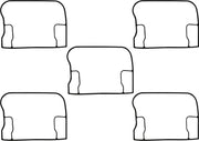 James Gasket Replacement Rocker Box Cover Gaskets Upper Rubber 5 Pack