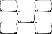 James Gasket Replacement Rocker Box Cover Gaskets Lower Rubber 5 Pack