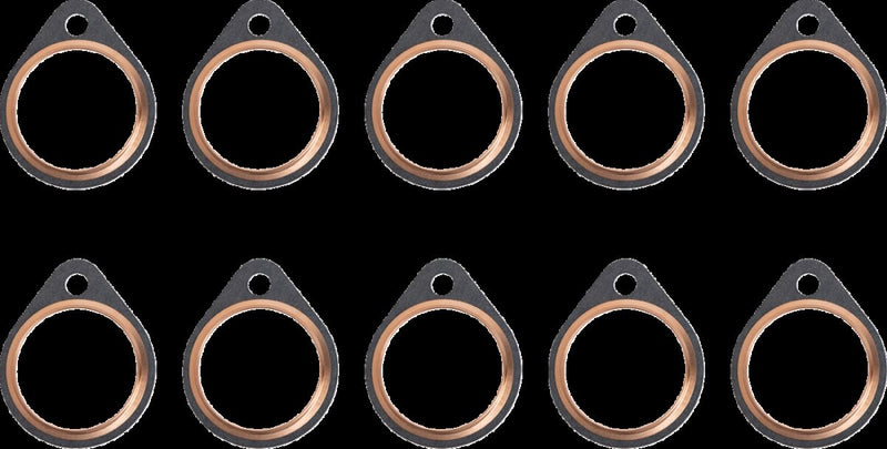 James Gasket Exhaust Gaskets Fire Ring Exhaust Port Copper 10 Pack