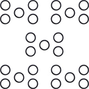 James Gasket Pushrod Seal O-Ring Oil Rubber 25 Pack