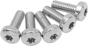 Colony Rotor, Sprocket and Belt Mounting Hardware Kit Chrome Polished Silver Button-Head Torx Brake Rotor