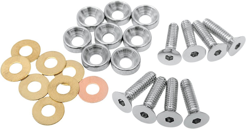 Colony Custom Rocker Cover Screw Kit Hardware Kit Silver