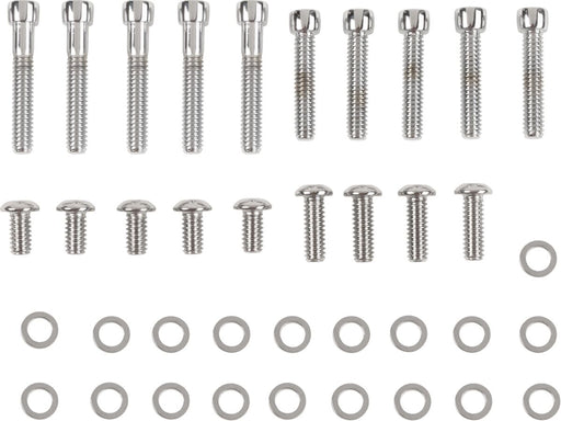 Colony Primary Cover Bolt Kit Chrome Polished Silver Socket-Head Steel