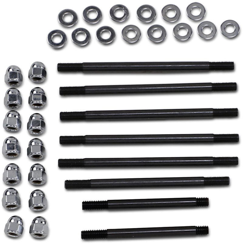 Colony Motor Case Acorn Stud Kit Hardware Kit Chrome Silver