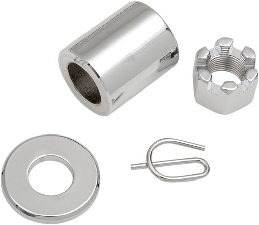 Colony Axle Spacer/Nut Kit Chrome Silver Rear