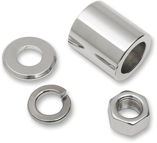 Colony Axle Spacer/Nut Kit Chrome Silver Front