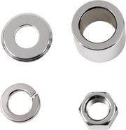 Colony Axle Spacer/Nut Kit Chrome Silver Front