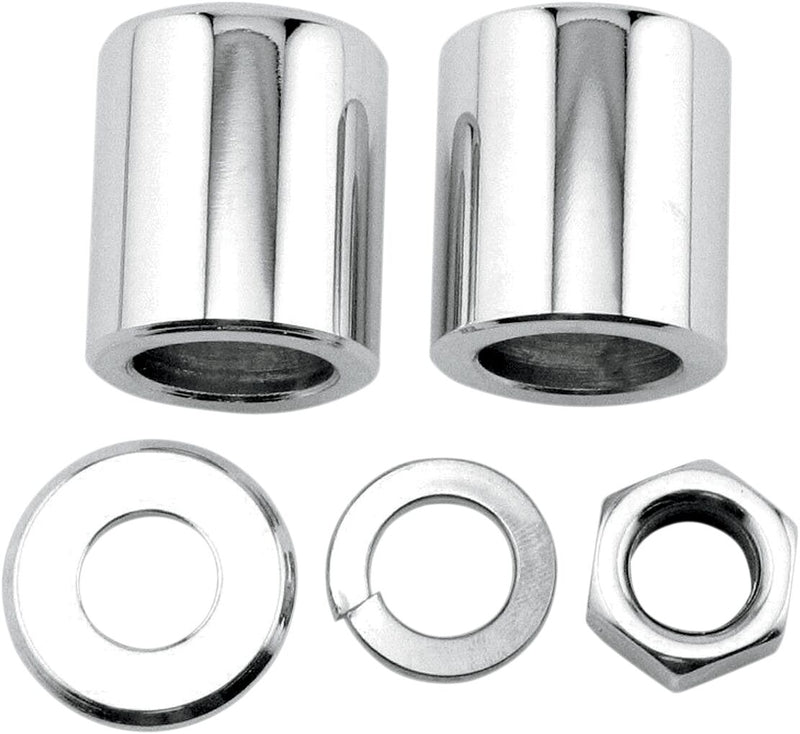 Colony Axle Spacer/Nut Kit Chrome Silver Front