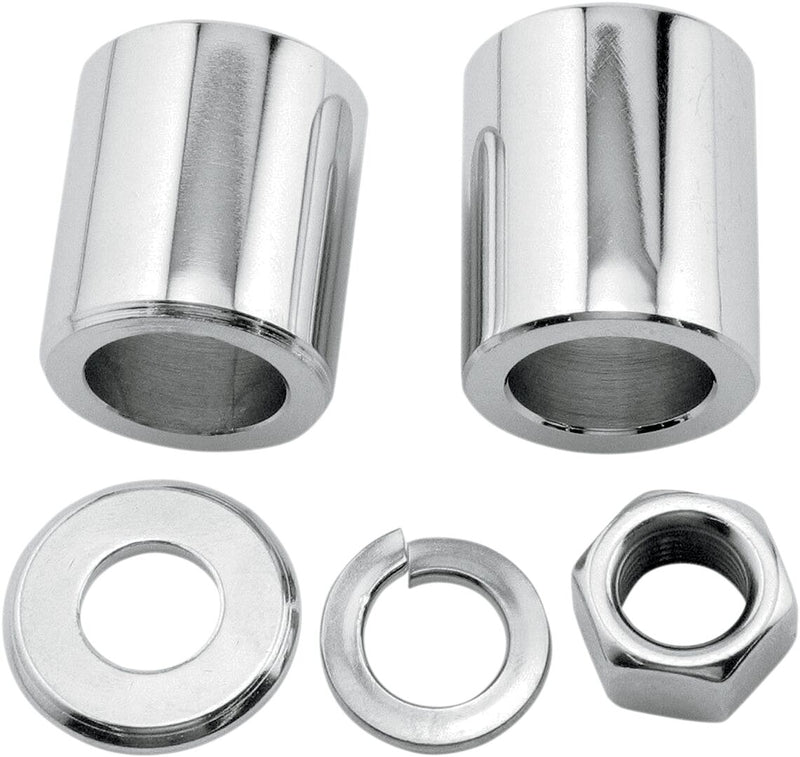Colony Axle Spacer/Nut Kit Chrome Silver Front