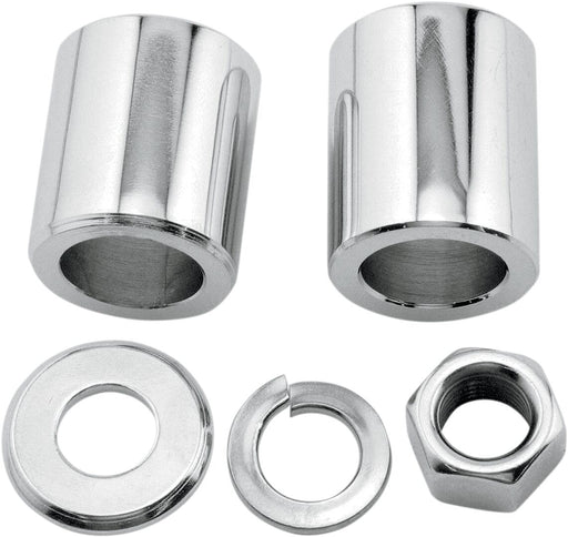 Colony Axle Spacer/Nut Kit Chrome Silver Front