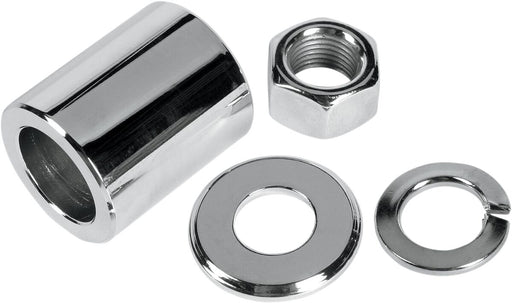 Colony Axle Spacer/Nut Kit Chrome Silver Front