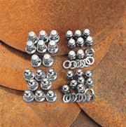 Drag Specialties Acorn Hardware Kits Chrome Silver Bolt Head Bolt Set