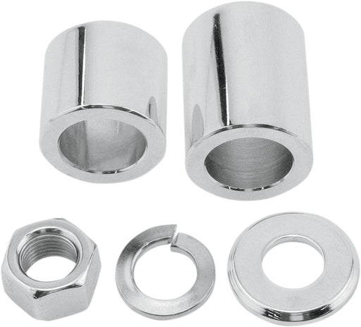 Colony Axle Spacer/Nut Kit Chrome Silver Front