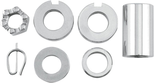 Colony Axle Spacer/Nut Kit Chrome Silver Rear