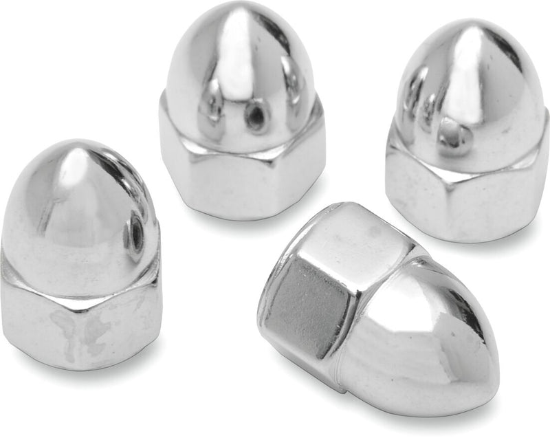 Drag Specialties Chrome Ware Acorn Nuts 5 Pack - MBP10305