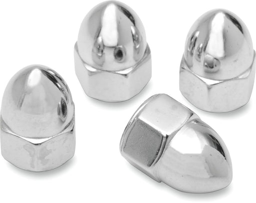 Drag Specialties Chrome Ware Acorn Nuts 4 Pack