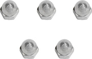 Drag Specialties Chrome Ware Nuts Silver Acorn Multi Functional 5 Pack