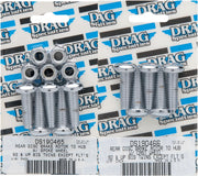 Drag Specialties Disc Brake Hub Mounting Kit Chrome Spoked Wheel Rotor Steel